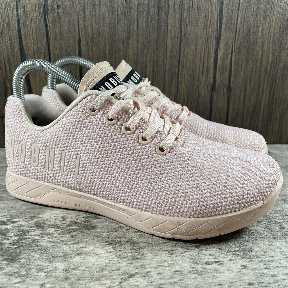 Nobull Pink Superfabric Size 7 Training Lifting C… - image 1